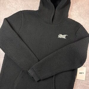 Ghost Lifestyle Hoodie Mens XL Black Heavy Weight Fluffy Christmas Cozy Warm NEE